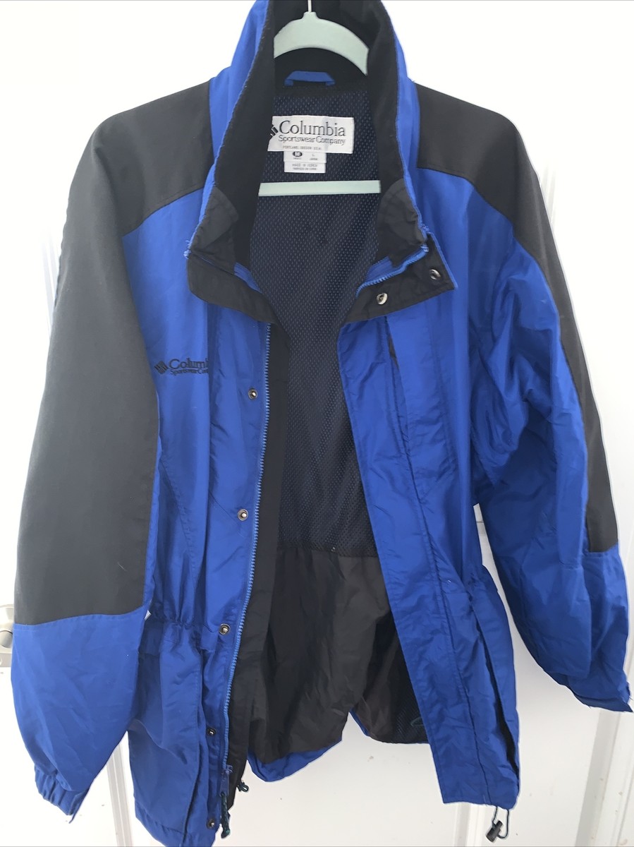 VTG Columbia Double Whammy Jacket Adult M Medium Blue Ski Snow