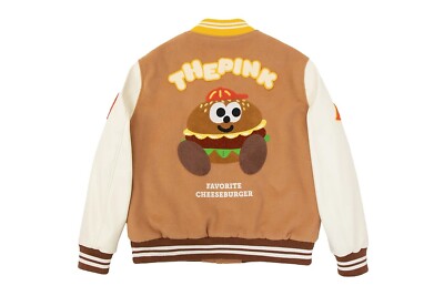 Vandy The Pink Burger Varsity Jacket, Adult Size Large (L), NEW