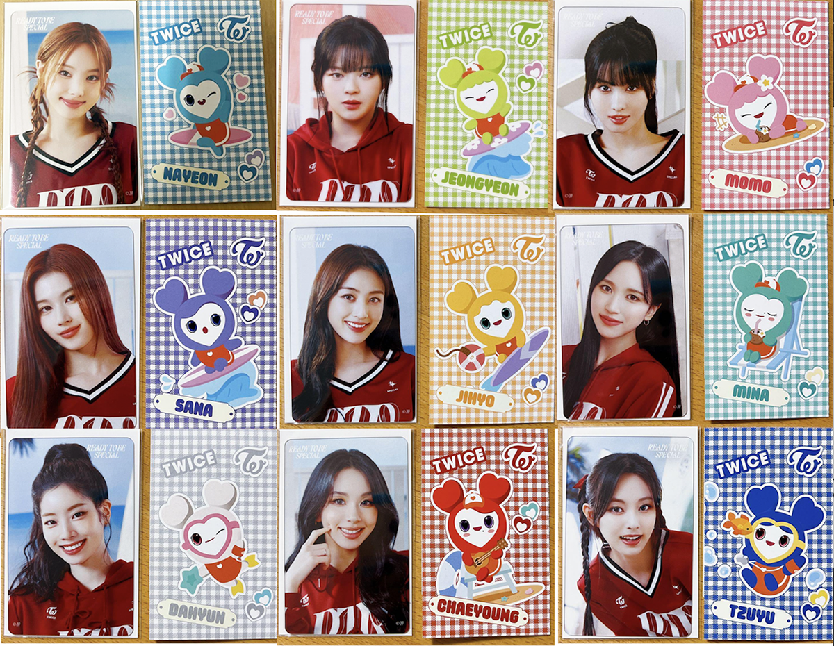 TWICE photocard 5TH WORLD TOUR READY TO BE JAPAN Lottery official