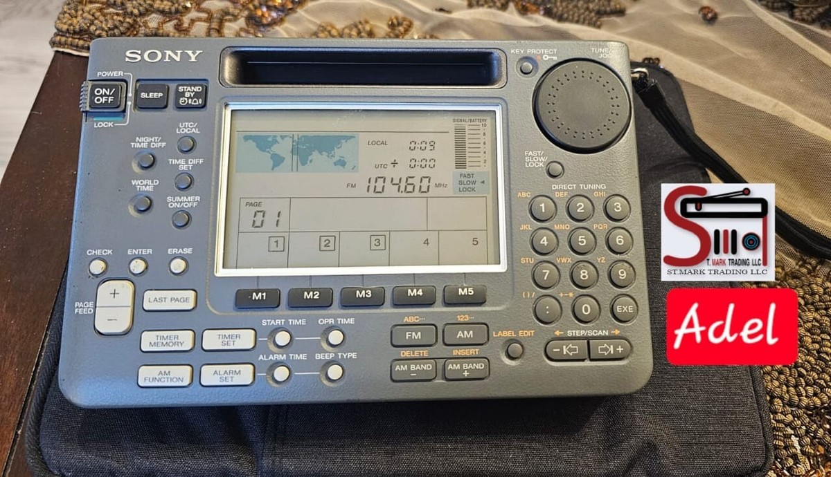 Sony ICF-SW55 Radio Recapped & Upgraded By Adel USA In The