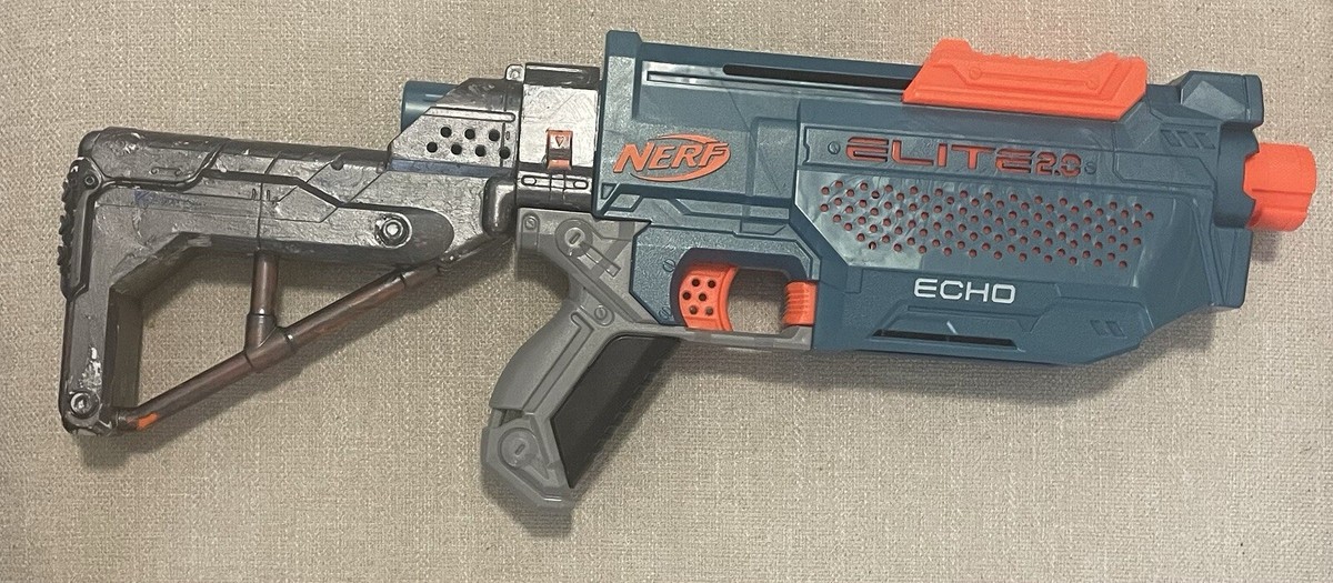 NERF Elite 2.0 Echo CS-10 Blaster With Scope And Handle Adapters