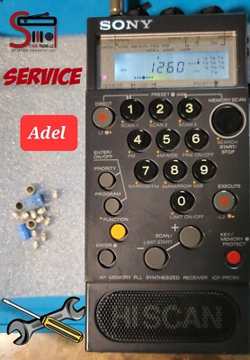 SONY ICF-PRO80 ICF-PRO70 Adel's Restoration, Repair, Update