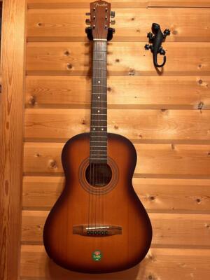 Mini Acoustic Guitar Fender MA-1/SB Natural Made in Indonesia S/N
