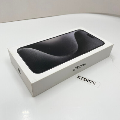 Apple iPhone 15 Pro Max - 256GB - Black Titanium (Unlocked) - Open