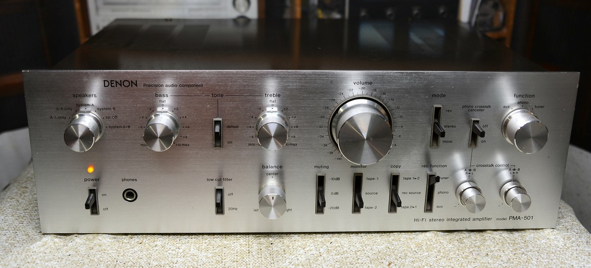 Denon PMA-501 integrated silver face amplifier | eBay