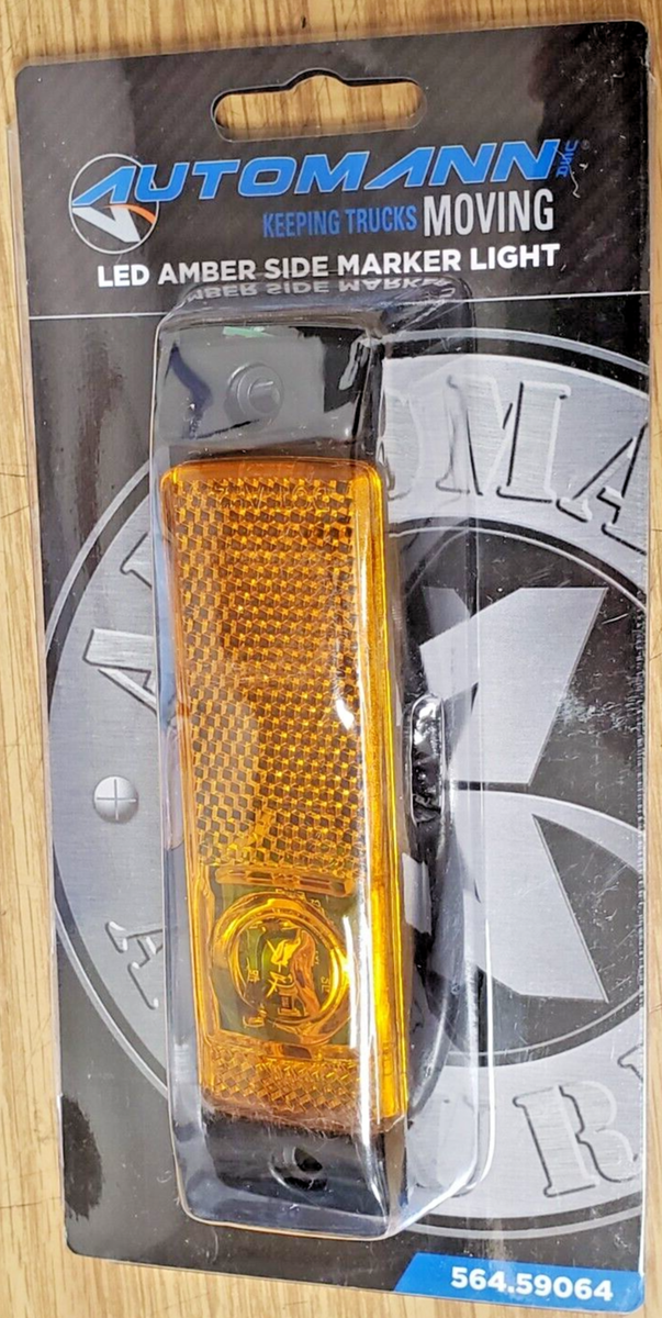 NEW KENWORTH T880 AMBER SIDE MARKER LED REFLECTOR LIGHT 564.59064