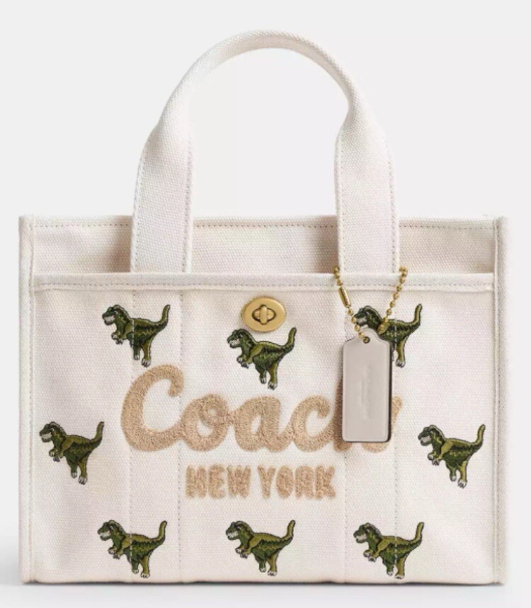 Coach Original Cargo Tote Bag 26 Lexie Print CZ129 Off White Japan