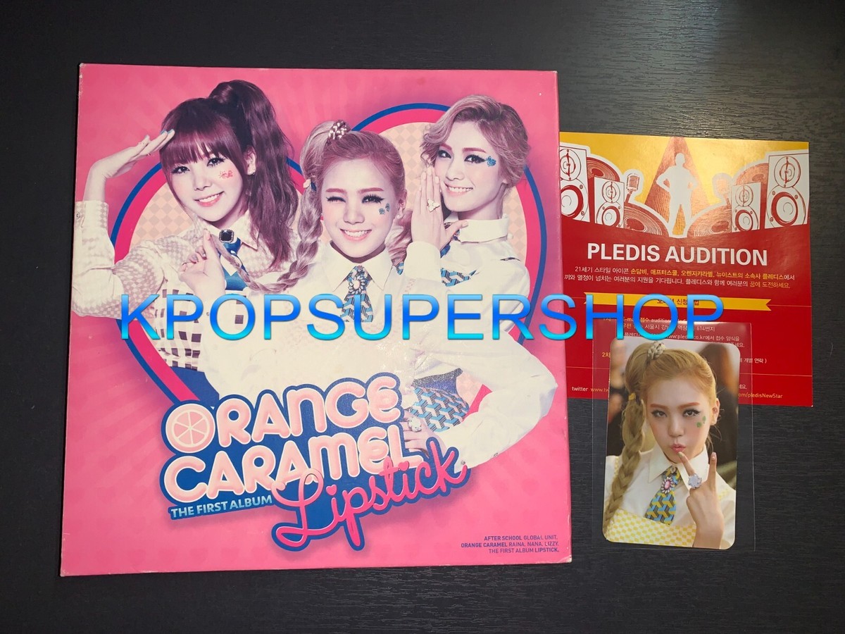 Orange Caramel 1st Album Lipstick CD Photobook Good OOP Rare OOP