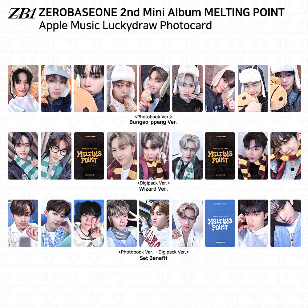 ZEROBASEONE ZB1 2nd Mini Album Melting Point Apple Music Lucky