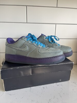 Nike Air Force 1 Premium Japan Samurai Gray Purple Sneakers 315180