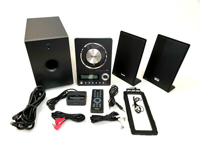 Teac CD-X10i CD Player iPod Dock Subwoofer 2 Antennas Aux Cable