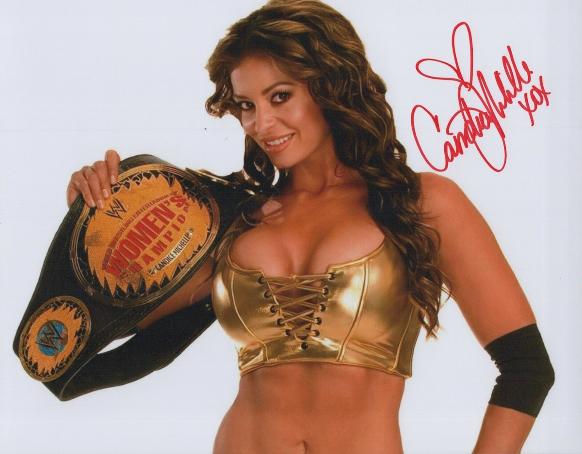 Candice Michelle WWE authentic signed autographed 8x10 photograph