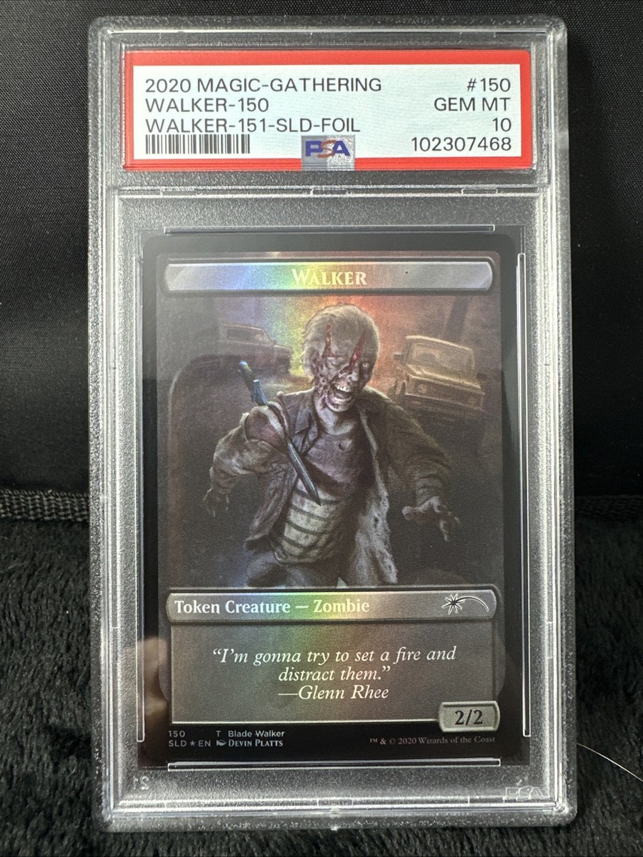 MTG The Walking Dead Secret Lair Drop PSA 10 Token Walker / Walker