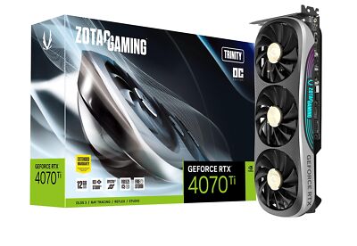 ZOTAC Gaming GeForce RTX 4070 Ti Trinity OC 12GB Graphics Card ZT