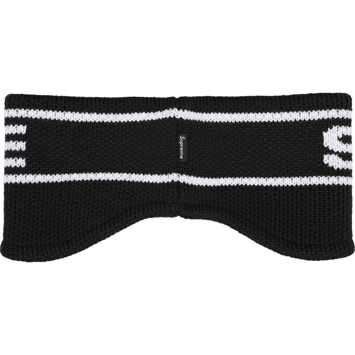 Supreme Contrast Logo Headband Black | eBay