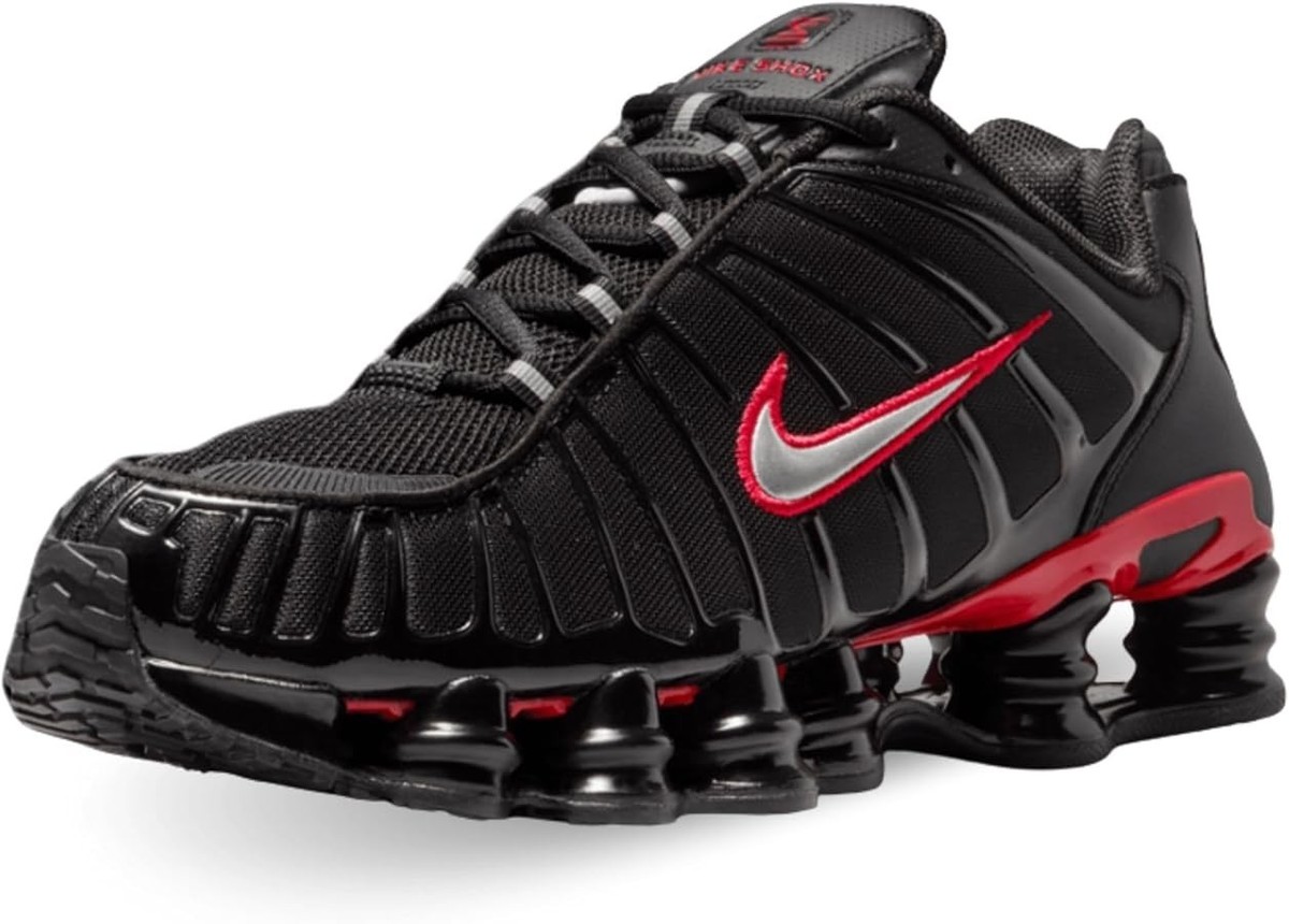 Size 11 - Nike Shox TL Black University Red for sale online | eBay