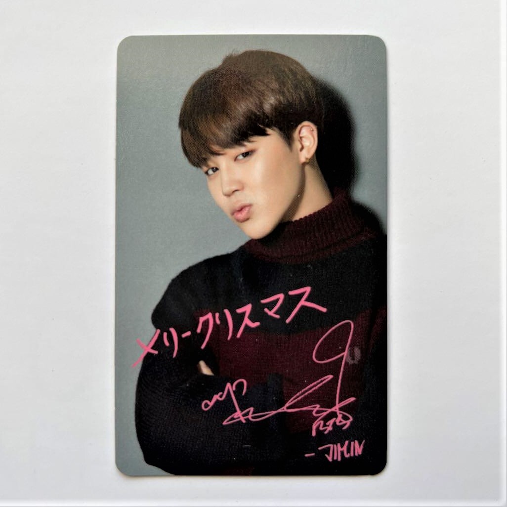 BTS Bangtan I NEED U Japan Christmas Limited Official Photocard