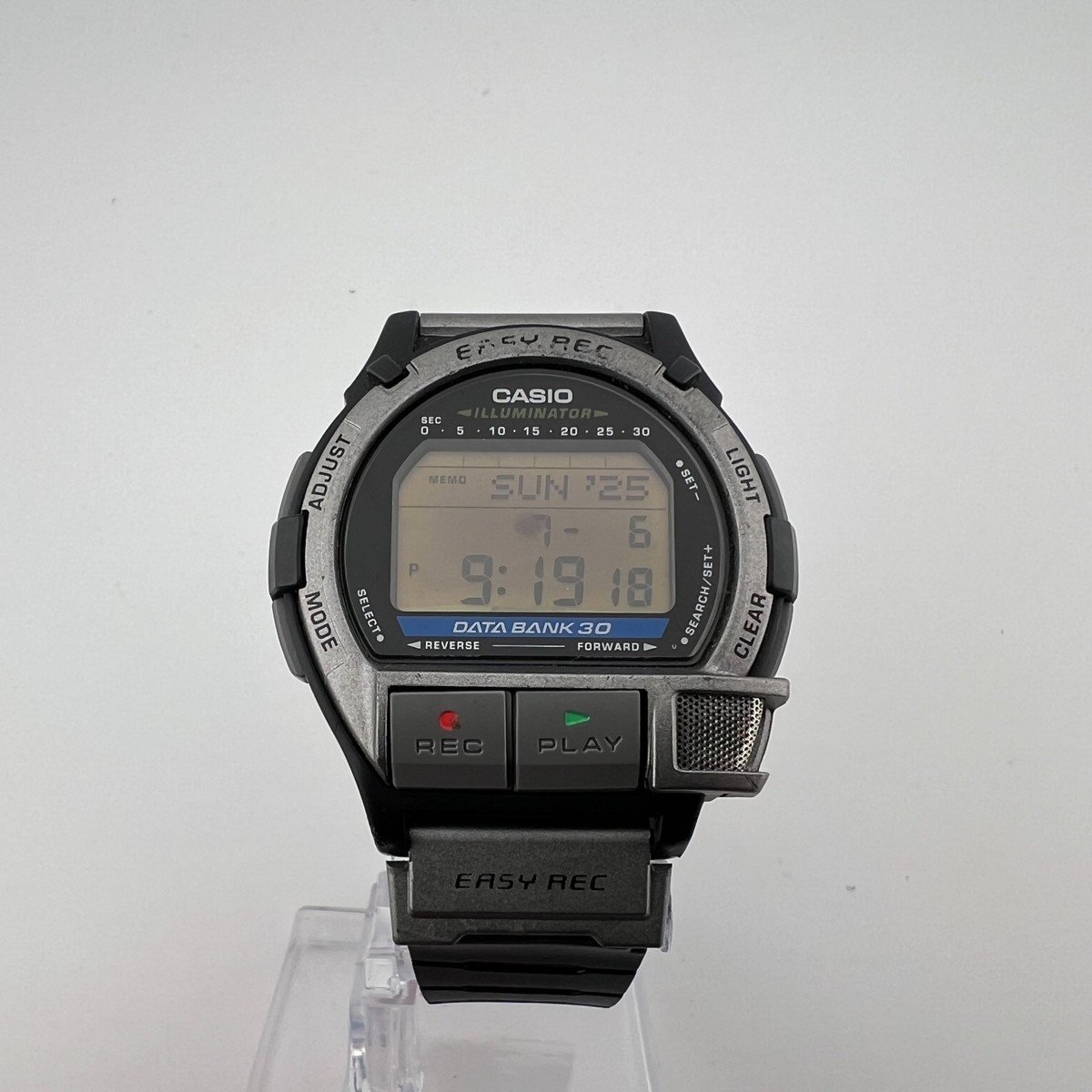Vintage 1998 Casio Db-v300 Digital Rec Data Bank 30 Watch Module