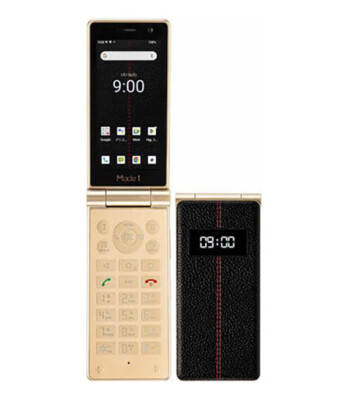 FREETEL MODE1 RETRO II ANDROID FLIP PHONE UNLOCKED JAPAN Black