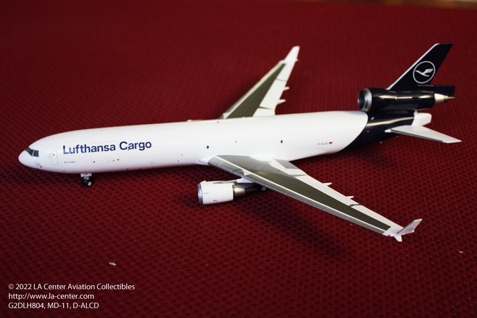 Gemini Jets Lufthansa Cargo McDonnell Douglas MD-11 Color Diecast