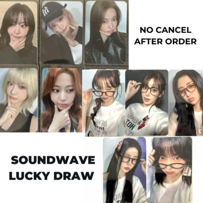 LE SSERAFIM SOUNDWAVE LUCKY DRAW POB EVENT HOT CHAEWON PHOTOCARD