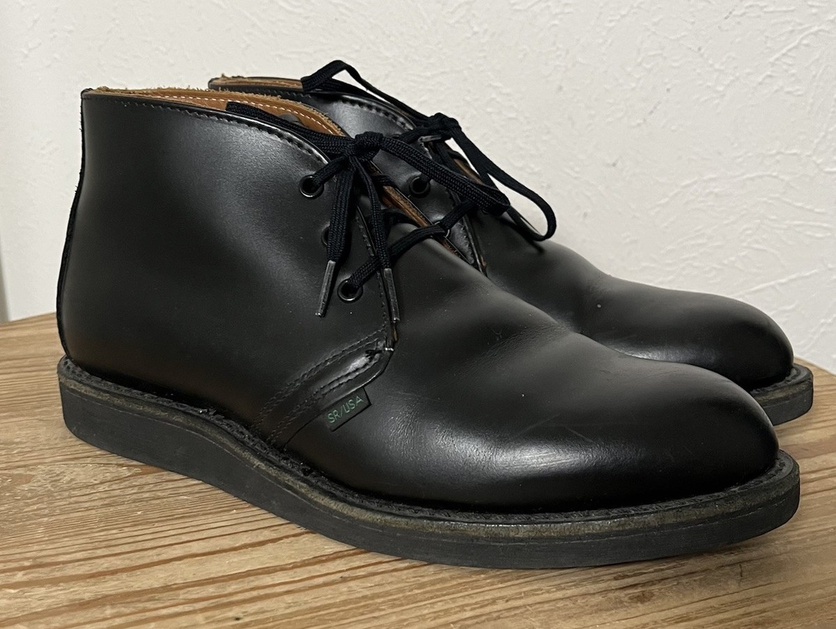 Red Wing 9196 Heritage Postman Black Chukka Boots Leather Mens US