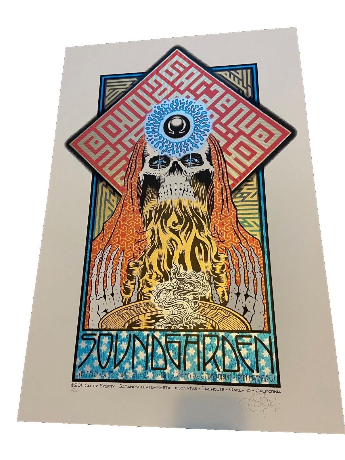 Jackie Cheffins / Mars Volta ポスター Jackie Cheffins / Mars Volta