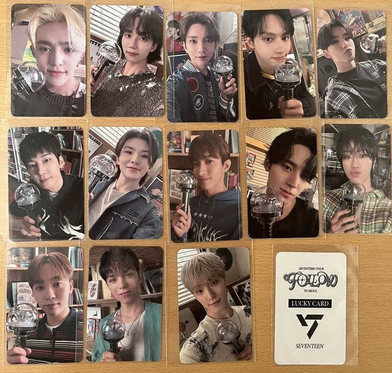 SEVENTEEN TOUR FOLLOW FC CARAT ZONE LTD OFFICIAL PHOTO CARD | eBay