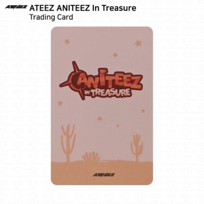 ATEEZ ANITEEZ In Treasure POP UP Official MD Trading Photocard K