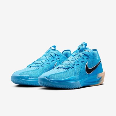 Men's Size 10.5 Nike GT Cut 3 Basketball Shoes Blue Fury Sneakers