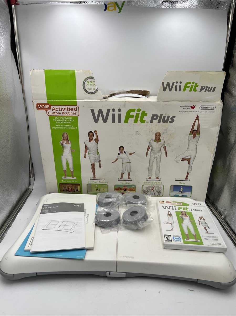 Nintendo Wii Fit Plus with Balance Board In Original Box And Disc