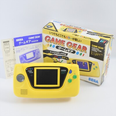 Game Gear Console HGG-3210 YELLOW Boxed Sega P41219766 gg | eBay