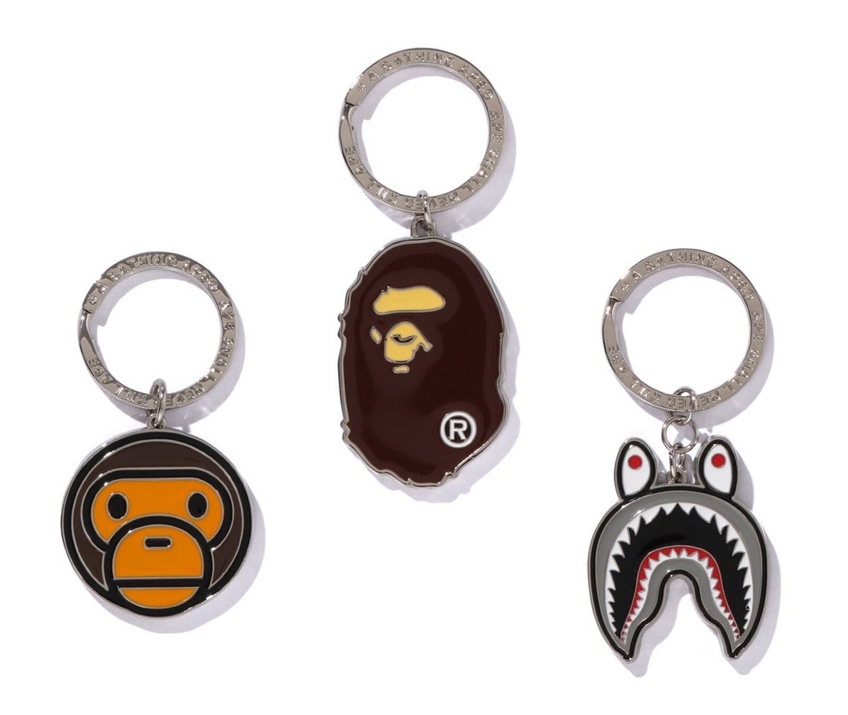 A BATHING APE Men's Goods APE HEAD / BABY MILO / SHARK METAL