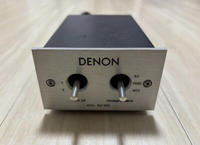 Denon AU-320 MC Step-up Transformer for MC Cartridge Used from