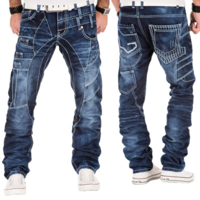 Mens New 100% Authentic Kosmo Lupo Jeans Designer Denim Pants Size
