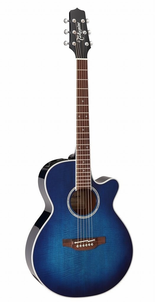 Takamine PTU121C DBS Acoustic Electric Guitar With Gig Bag From