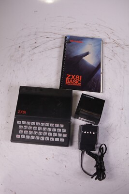 Sinclair ZX8I Basic Programming w/ Timex 1016 Module As Is For