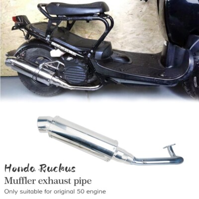 RUCKUS Exhaust Pipe Muffler Stainless Steel Motorcycle Scooter