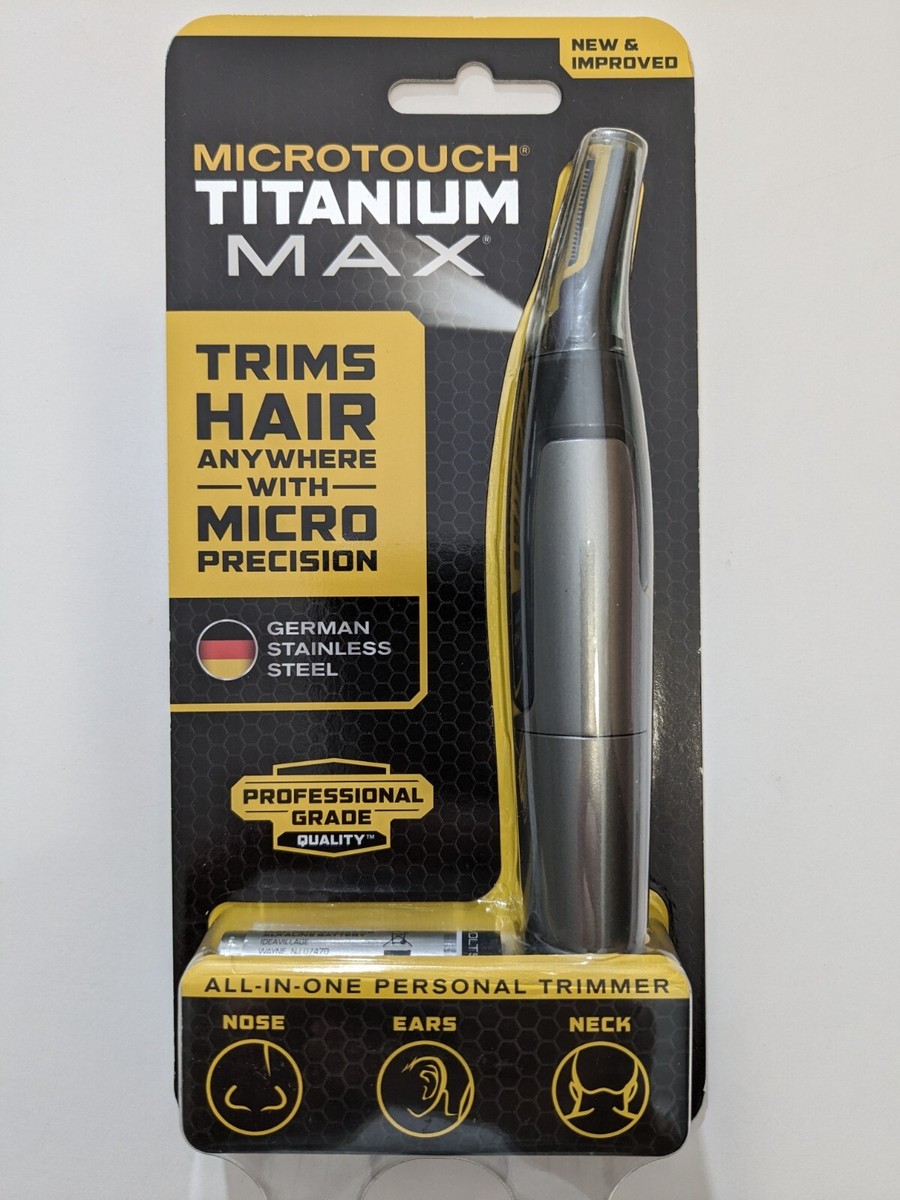 Micro Touch Titanium MAX All in One Personal Trimmer Nose Ears