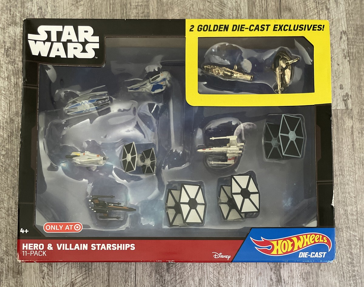 Star Wars Hero Villain Target Exclusive: 11 pack with 2 Golden