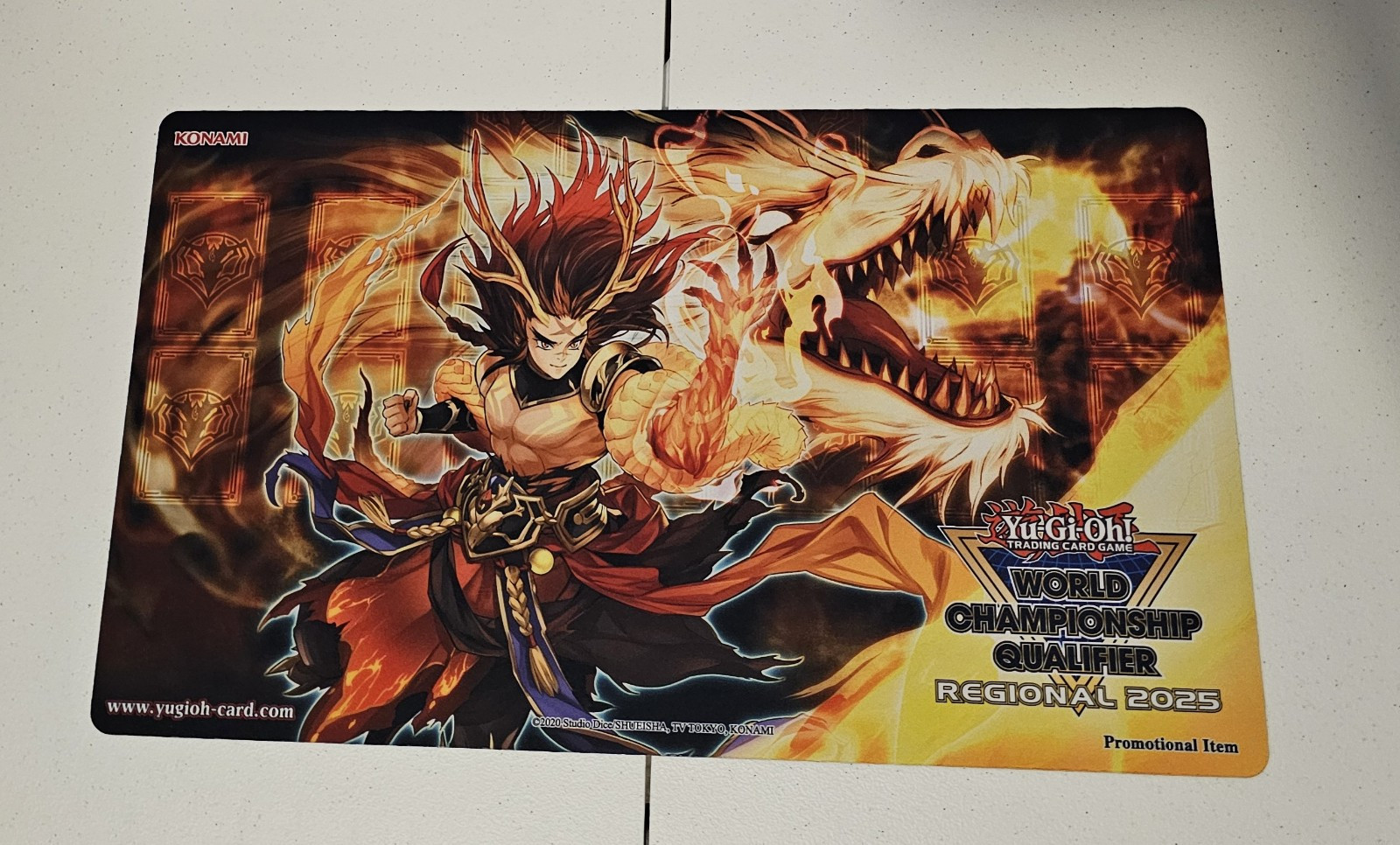 2025 Regional Playmat Yugioh SUDA WCQ Tenyi Spirit Mula Adhara NEW