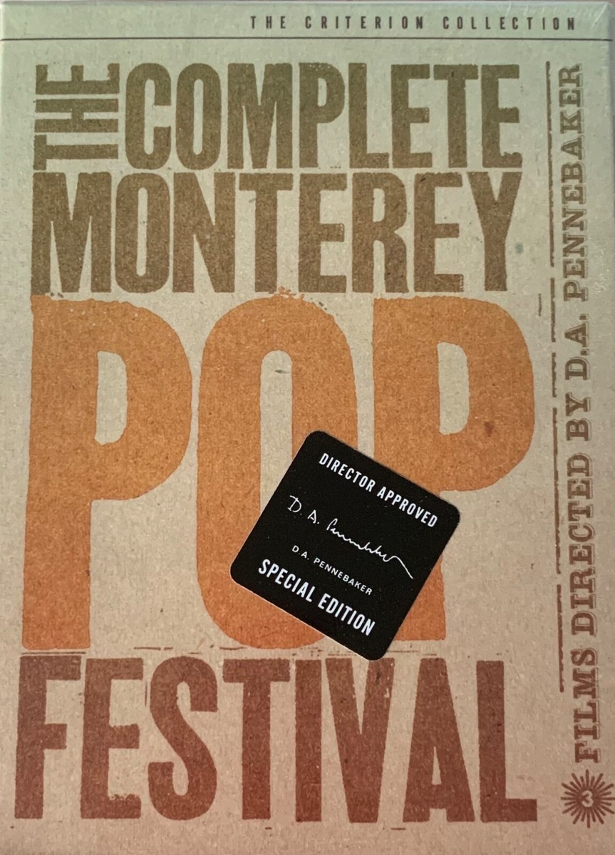 The Complete Monterey Pop Festival 3 DVD Set Criterion Collection