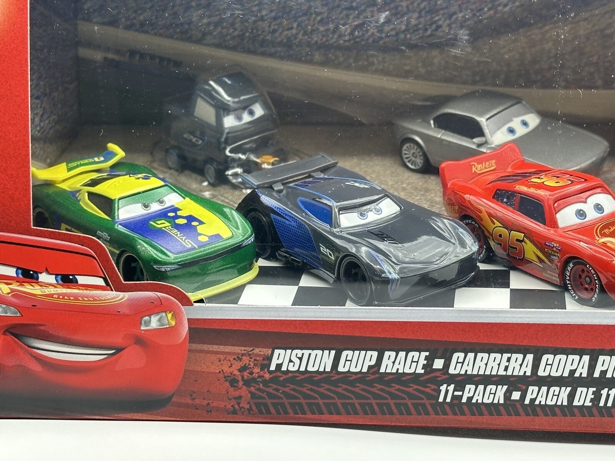 Disney Pixar Cars Piston Cup Race 11 Pack George New Win , Jonas