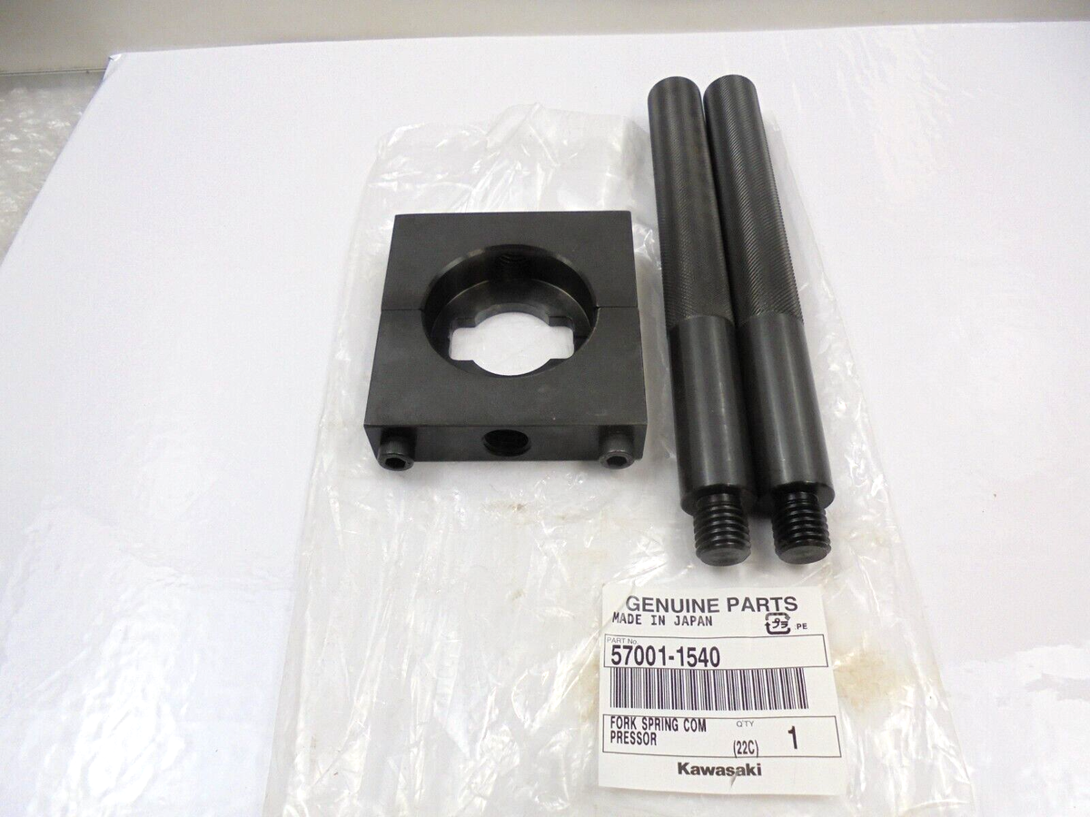 Genuine Kawasaki Motorcycle Fork Spring Compressor Tool New 57001