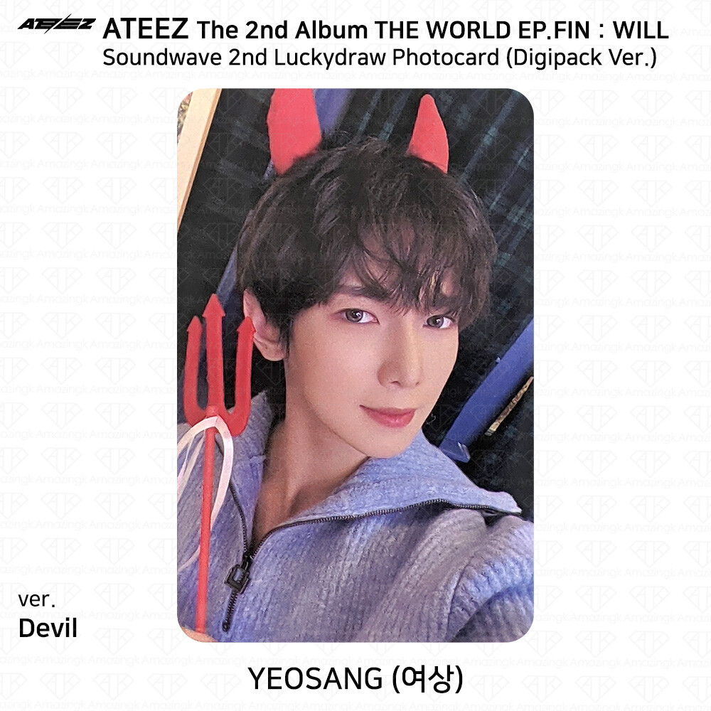 ATEEZ The 2nd Album WORLD EP.FIN WILL Soundwave 2nd Luckydraw