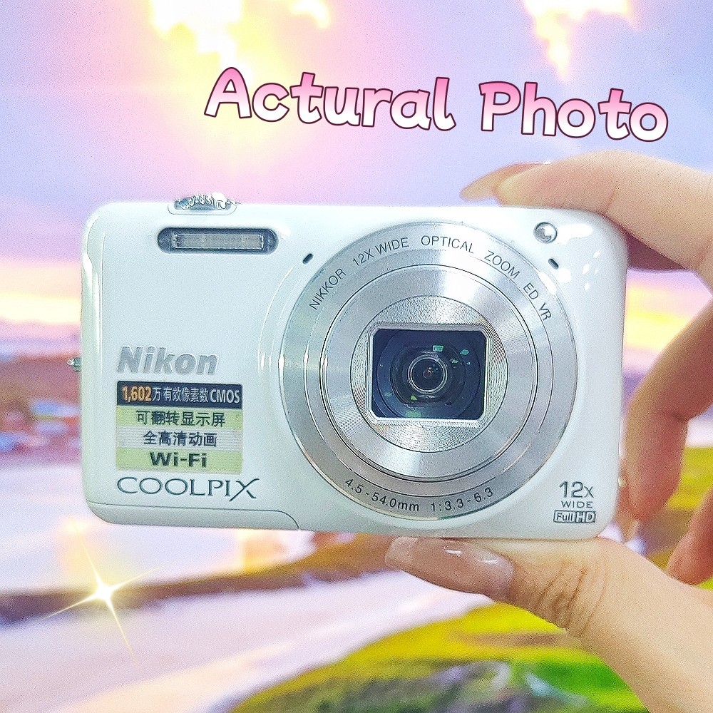 Nikon Coolpix S6600 16.0MP Compact Digital Camera 12x Zoom English