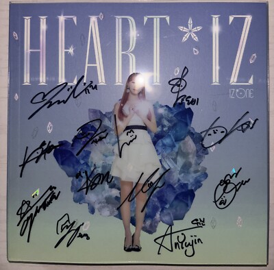 IZ*ONE [HEART*IZ] All Member Autographed Signed Album IZONE Mint