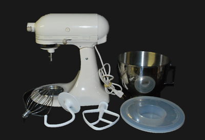 KitchenAid 4.5 Quart Ultra Power Mixer w/Attachments - Almond