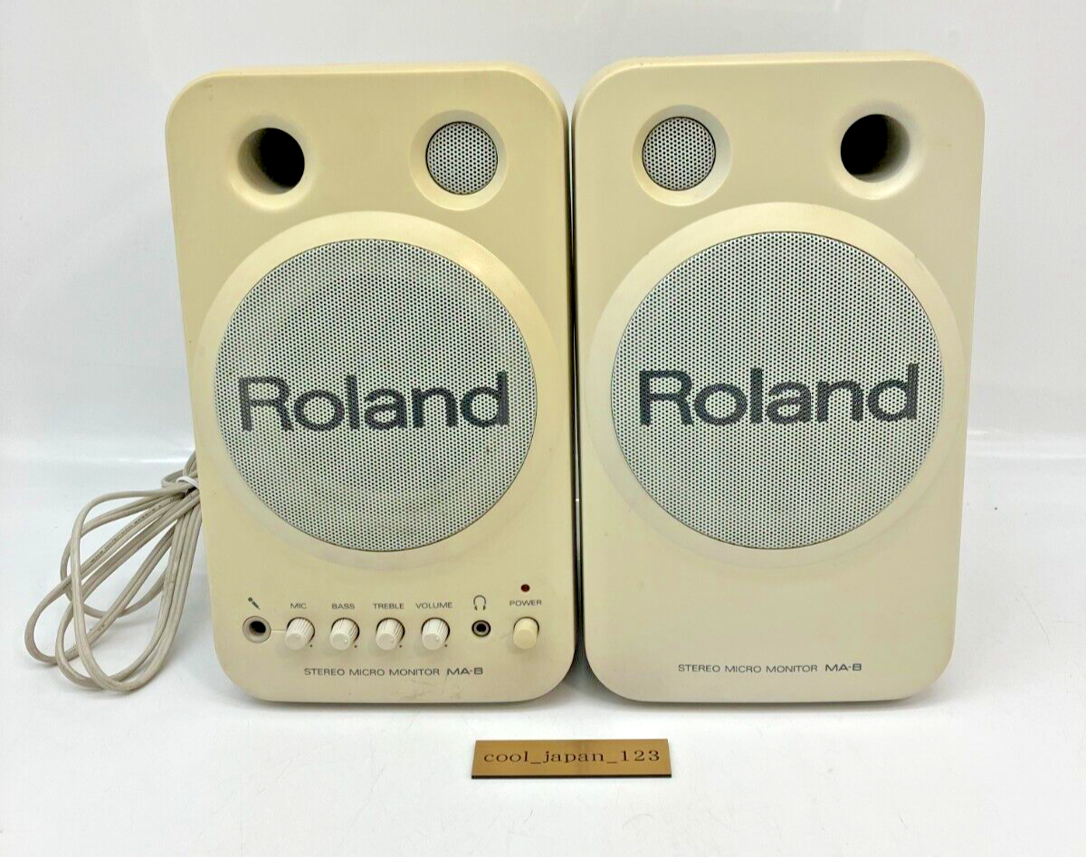 ROLAND MA-8 Speakers Stereo Micro Monitor Active Powered Studio