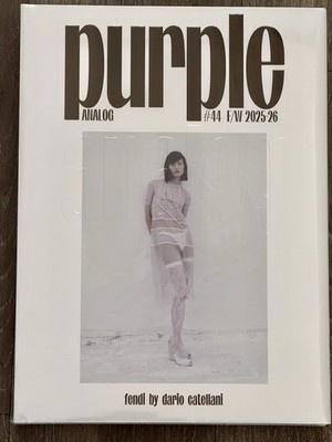PURPLE FASHION MAGAZINE-ISSUE #44 - ANALOG - F/W 2025 -26-RANDOM